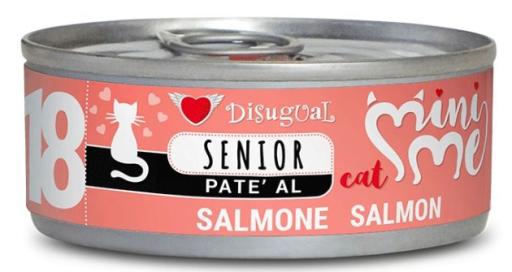 Disugual paté di salmone per gatti senior 85gr