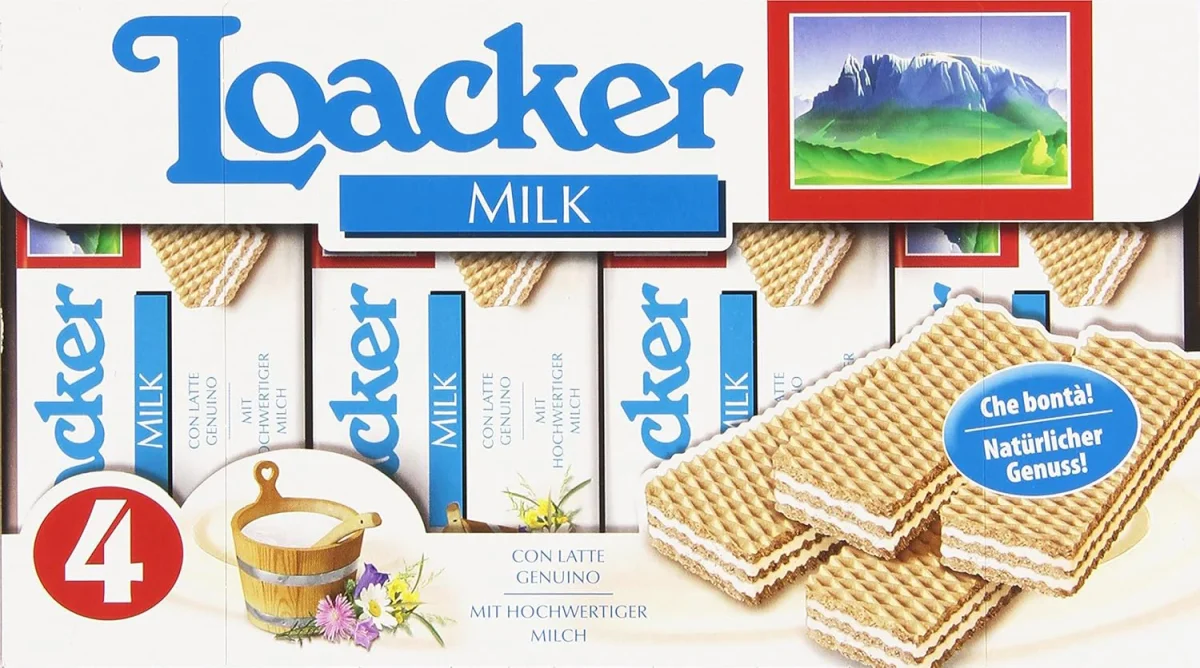 Loaker – Wafers Con Crema Al Latte, 4 X 45 G – 180 G