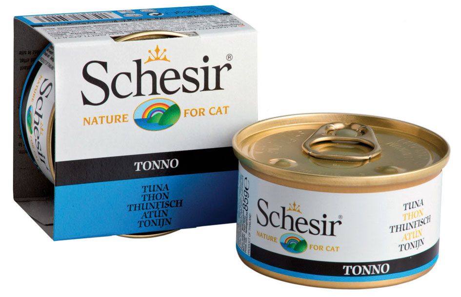 Alimento umido gatto Schesir, Tonno, 85gr [684000]
