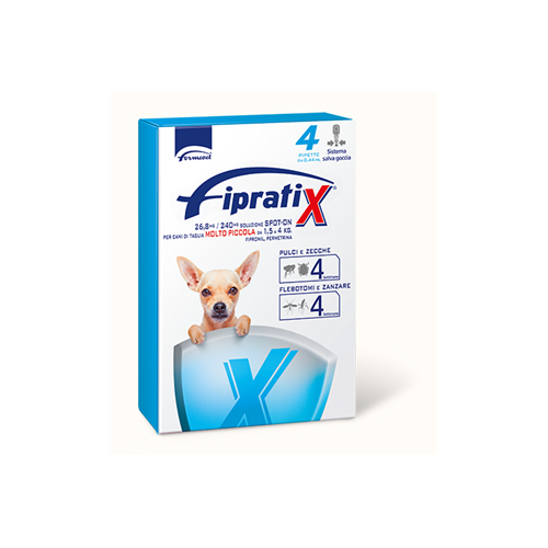 Antiparassitario Per Cani Formevet Fipratix da 1,5kg a 4kg