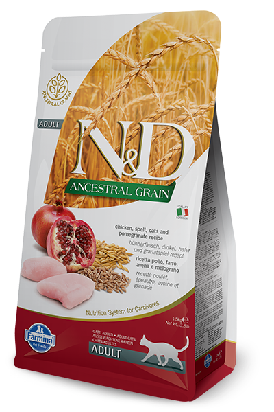 Alimento secco gatto Farmina Ancestral Grain Pollo [PND0150044 PND0030042]